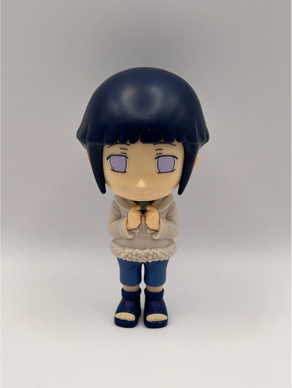 Burger King Hinata Hyuga anime mini figure Naruto Blue chibi stylized design